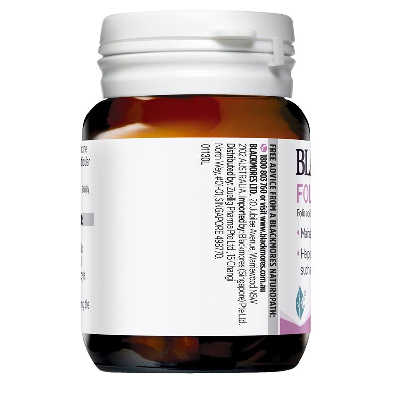 Blackmores 天然葉酸片90粒