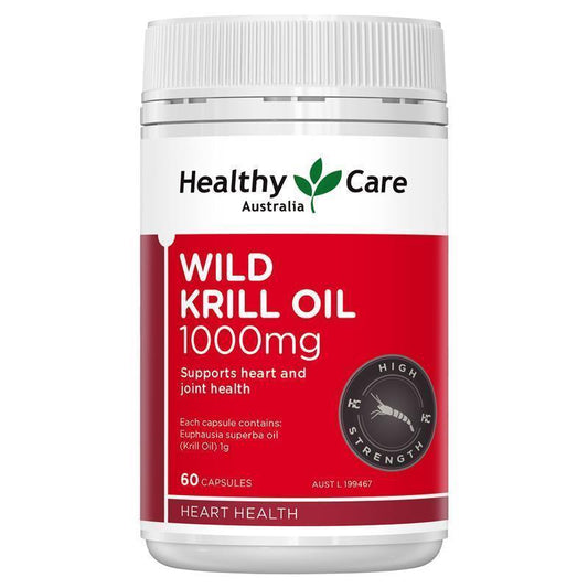 Healthy Care 高含量磷蝦油1000mg 60粒