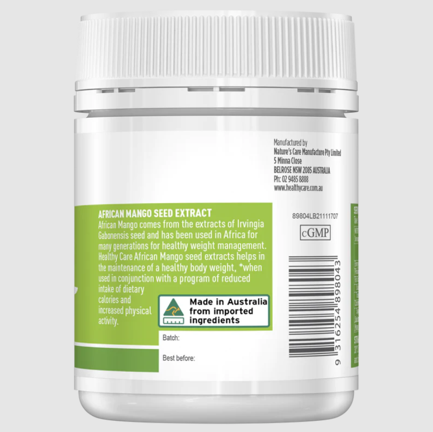 Healthy Care 非洲芒果籽瘦身膠囊60粒