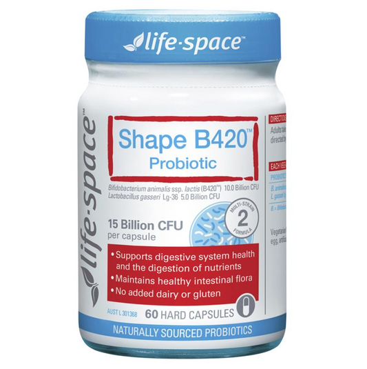 Life Space 益倍適B420 塑形纖體益生菌膠囊60粒