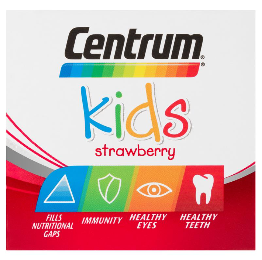 Centrum 善存複合兒童維他命咀嚼片60片(草莓味)