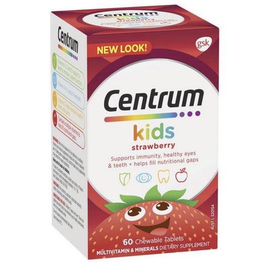 Centrum 善存複合兒童維他命咀嚼片60片(草莓味)