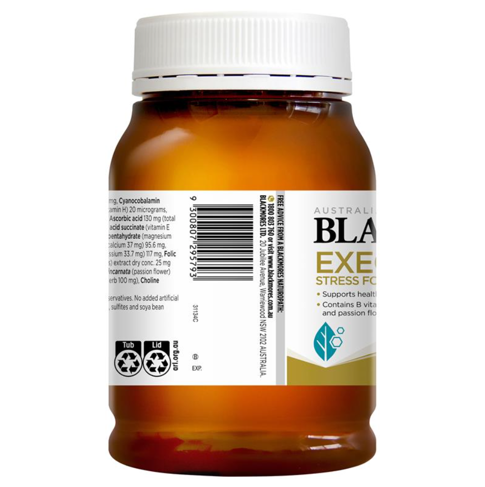 Blackmores 澳佳寶維生素B族VB緩解疲勞安神減壓片250片