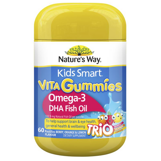 Nature's Way 佳思敏兒童維生素魚油軟糖含DHA60粒