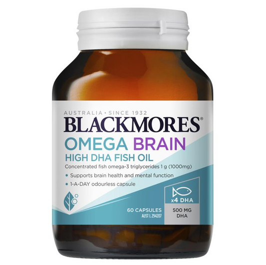 Blackmores 澳佳寶健腦Omega高含量DHA60粒