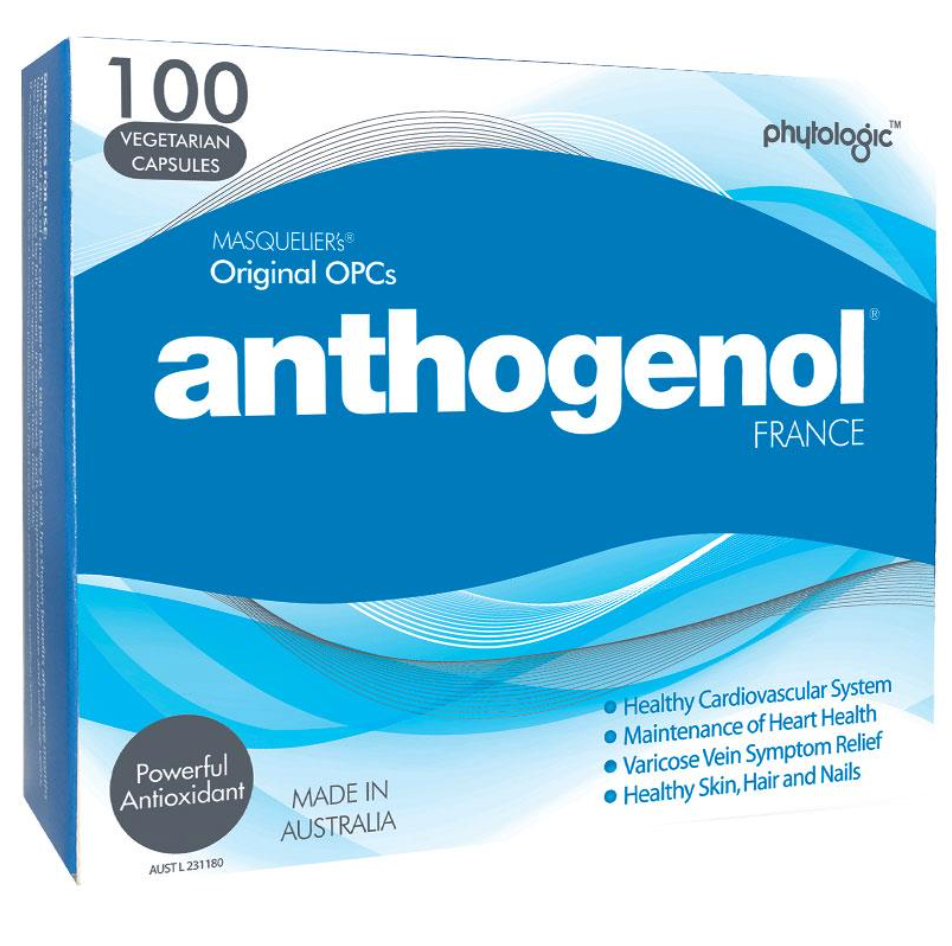 Anthogenol 月光寶抗氧化花青素葡萄籽精華100粒