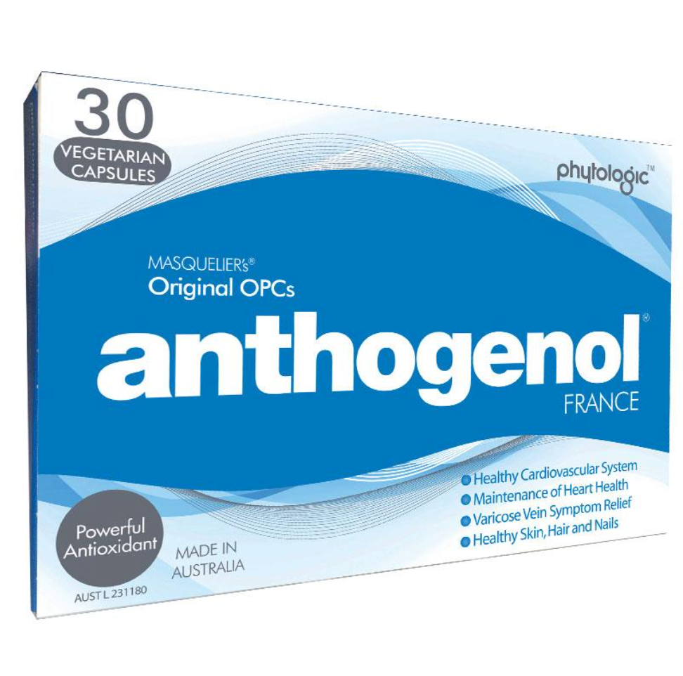Anthogenol 月光寶抗氧化花青素葡萄籽精華30粒