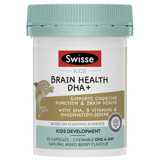Swisse 兒童健腦益智DHA膠囊30粒