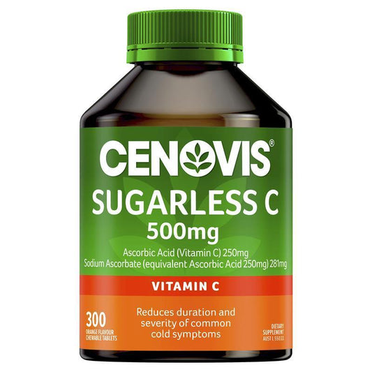 Cenovis 天然無糖维他命C500mg咀嚼片300粒