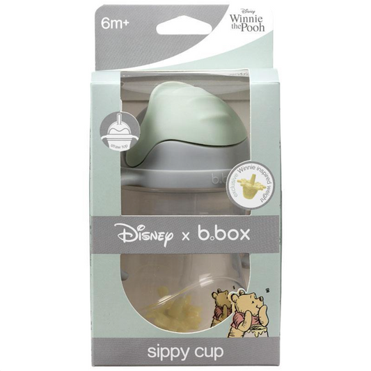 B.box寶寶重力水杯240ml（Disney winnie the pooh小熊維尼）