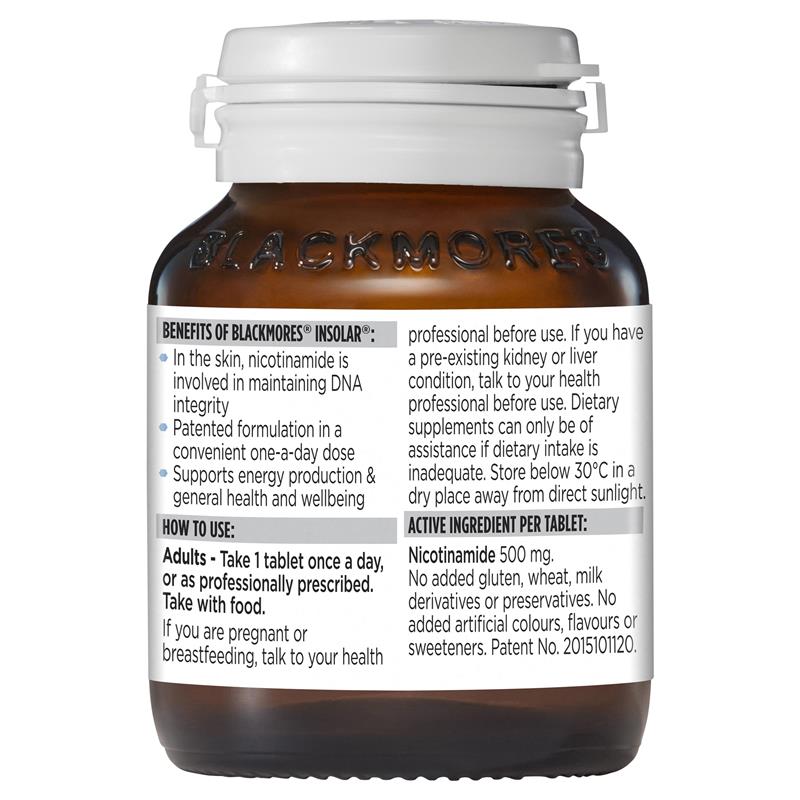 Blackmores 煙酰胺煥白修護精華片60片