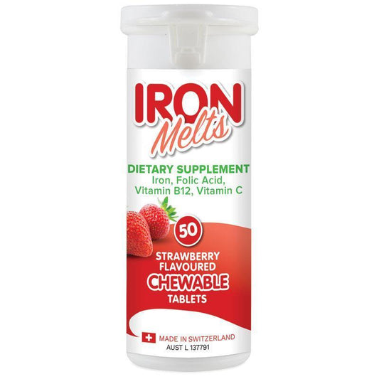 Iron Melts 補鐵咀嚼片50粒