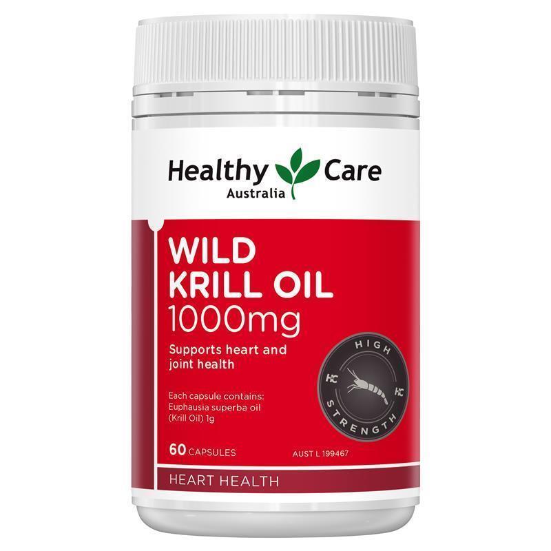 Healthy Care 高含量磷蝦油1000mg 60粒
