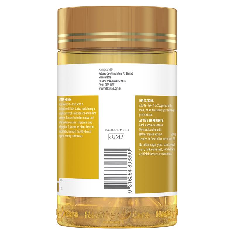 Healthy Care 苦瓜素膠囊 100粒