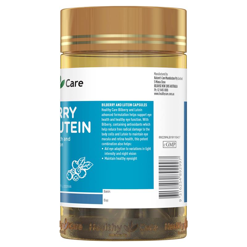 Healthy Care 藍莓越橘護眼片 120粒