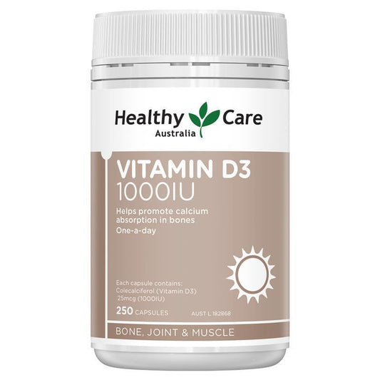 Healthy Care 維生素D3膠囊 250粒