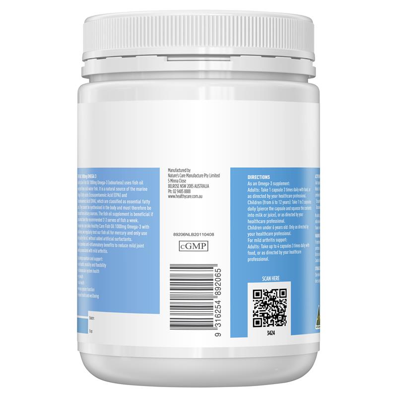 Healthy Care 魚油1000mg 400粒