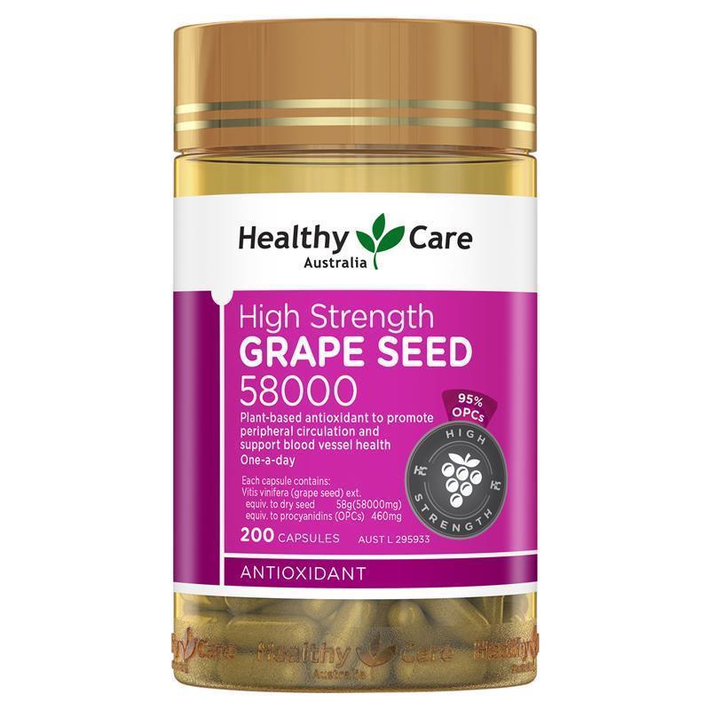 Healthy Care 加強版葡萄籽58000mg 200粒