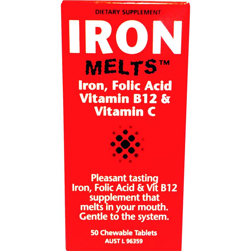 Iron Melts 補鐵咀嚼片50粒