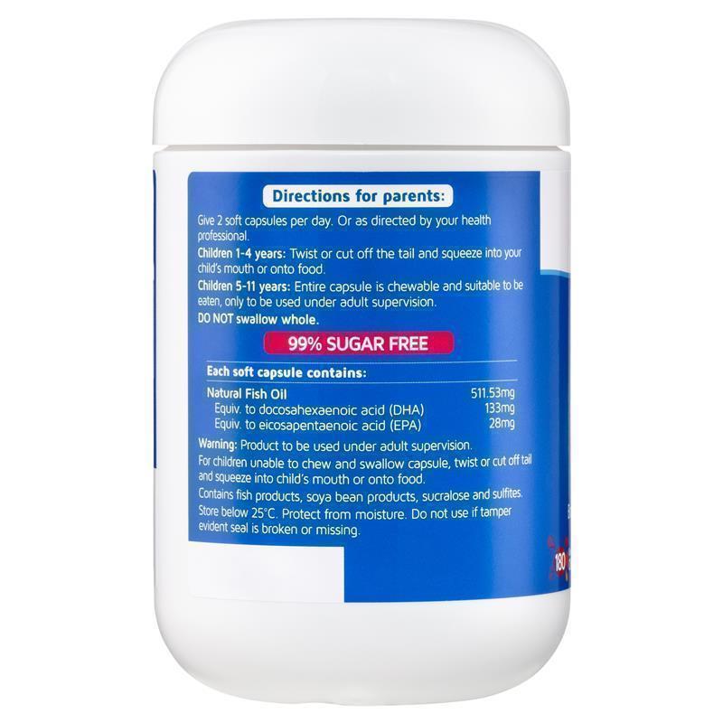 Nature’s Way 兒童三種口味綜合魚油180粒