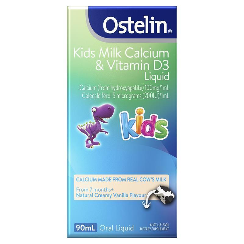 Ostelin 奧斯特林兒童液體乳鈣+維生素D3二合一 90ml