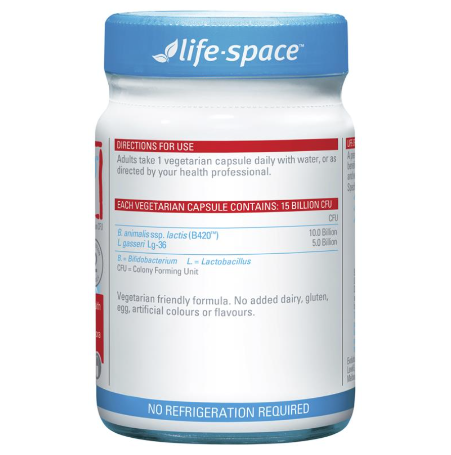 Life Space 益倍適B420 塑形纖體益生菌膠囊60粒