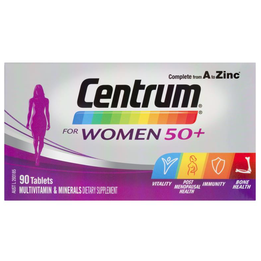 Centrum 善存50歲以上女士複合維生素90片