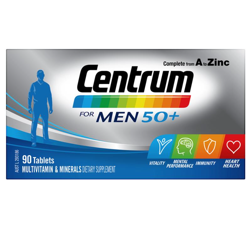 Centrum 善存50歲以上男士複合維生素片90片