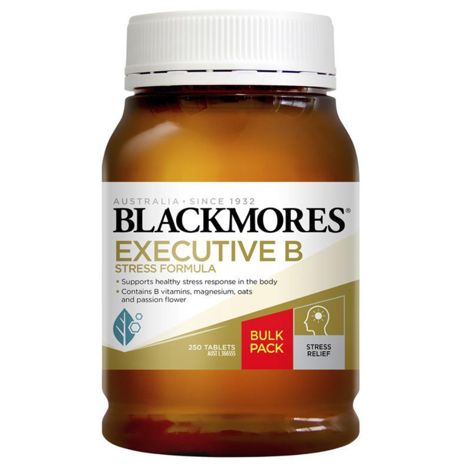 Blackmores 澳佳寶維生素B族VB緩解疲勞安神減壓片250片