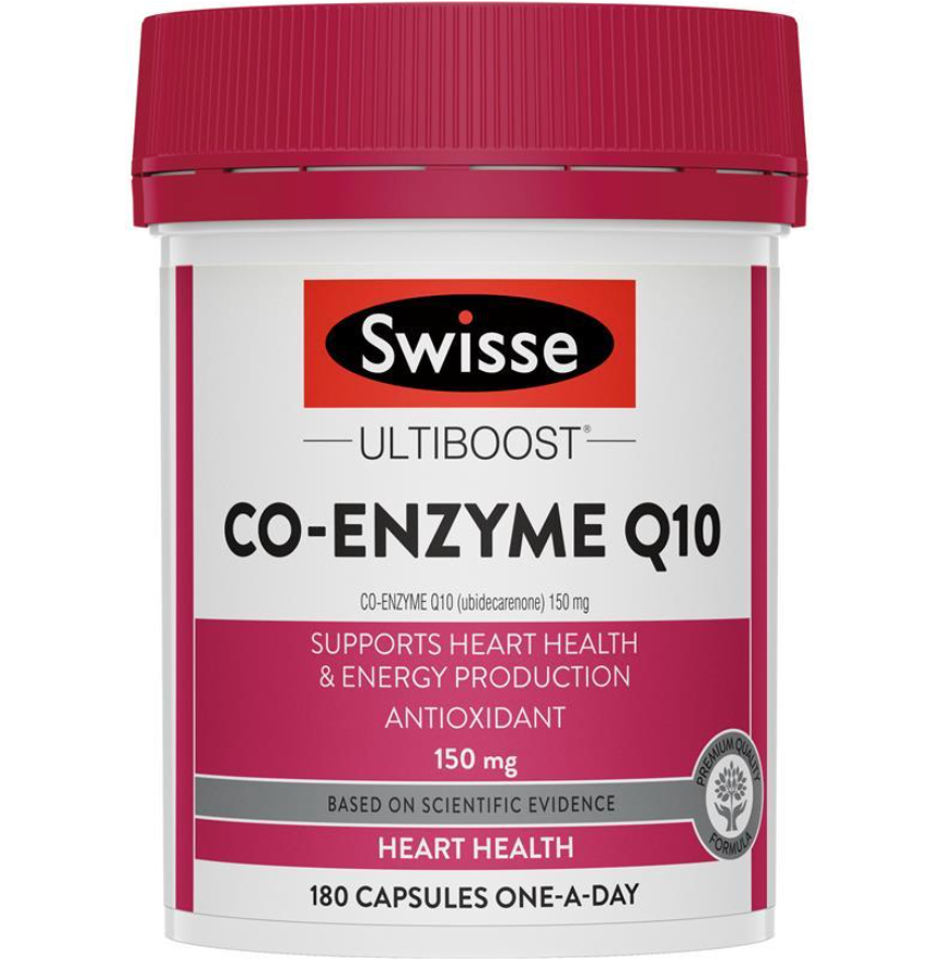 Swisse 輔酶Q10軟膠囊保護心臟腦血管150mg180粒