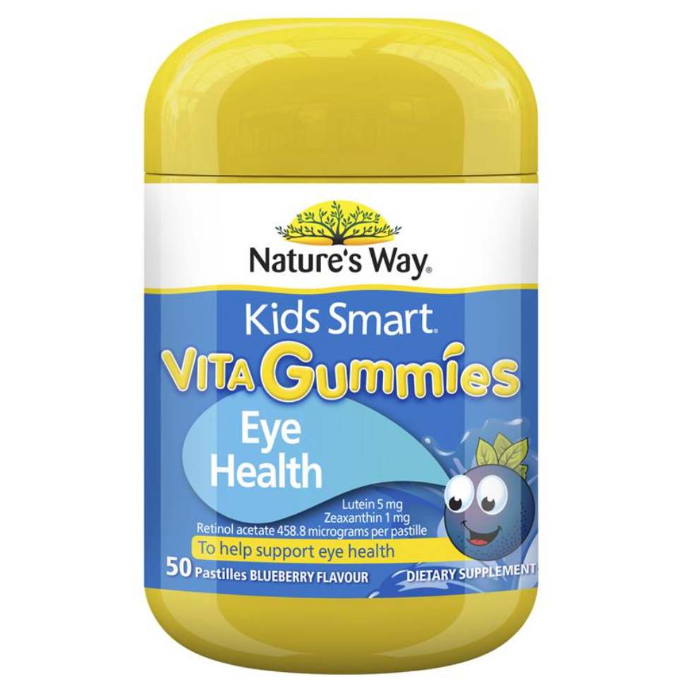 Nature's Way 佳思敏防藍光護眼軟糖50粒藍莓味含葉黃素