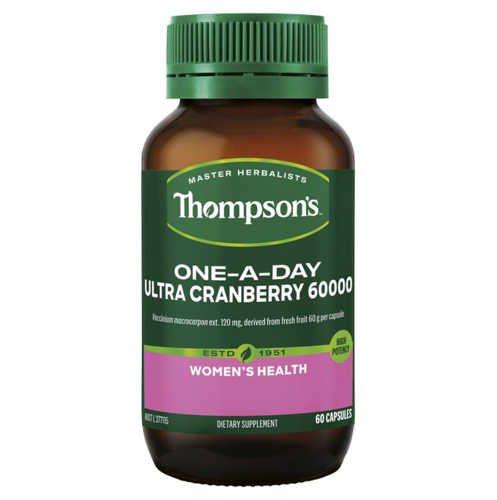 Thompson's 湯普森高濃度蔓越莓膠囊60000mg60粒