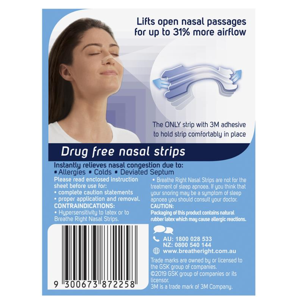Breathe Right 通氣鼻貼30條