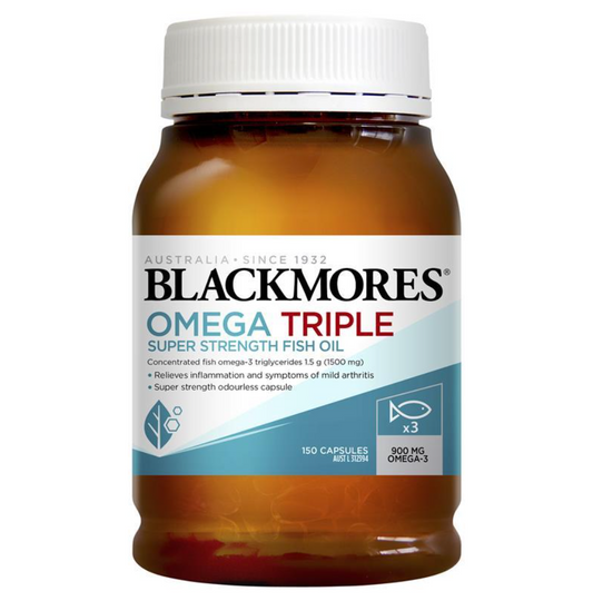Blackmores 澳佳寶三倍濃縮深海魚油無腥味150粒