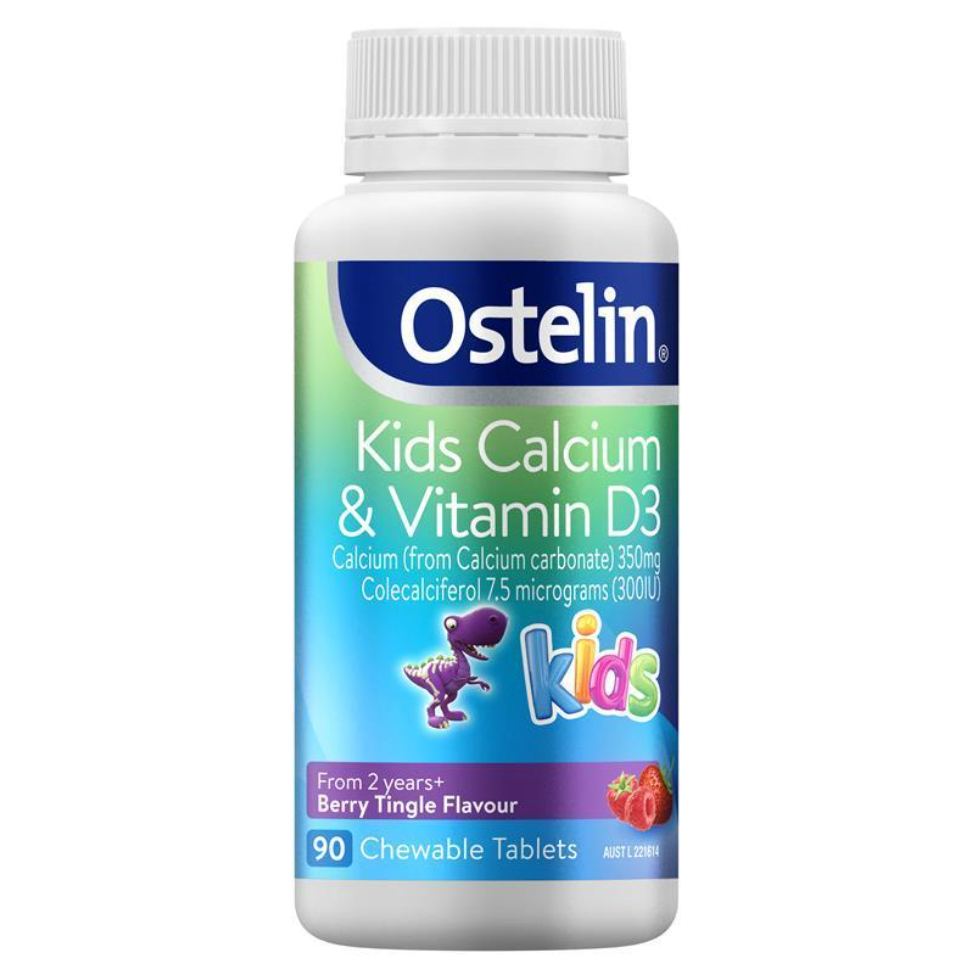 Ostelin 奧斯特林兒童維生素D+鈣90片