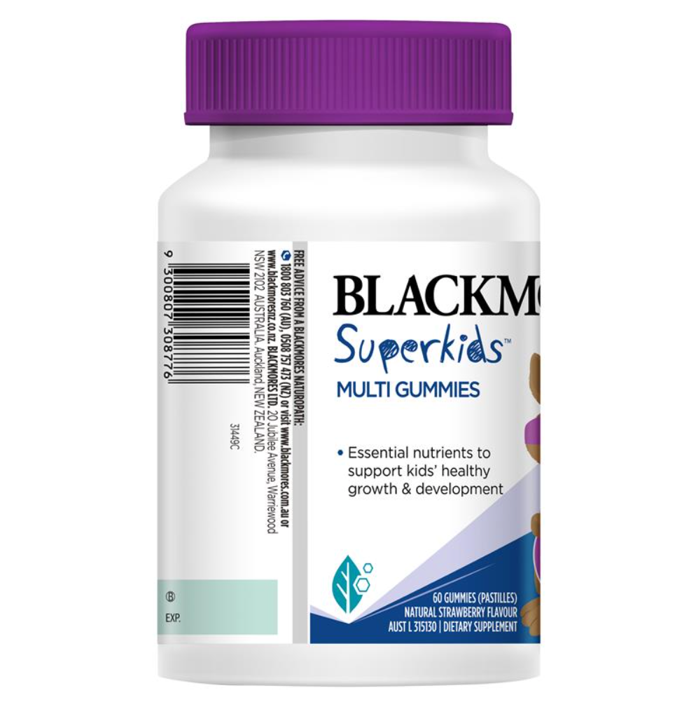 Blackmores 澳佳寶兒童複合維他命無糖軟糖60粒