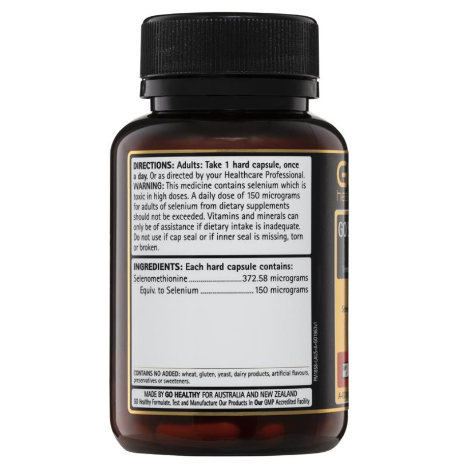 GO Healthy 150mcg硒元素補充膠囊60粒