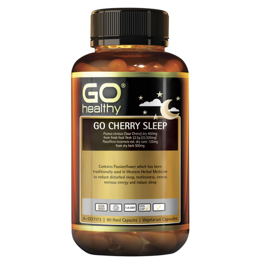 GO Healthy 樱桃睡眠片90粒素食胶囊