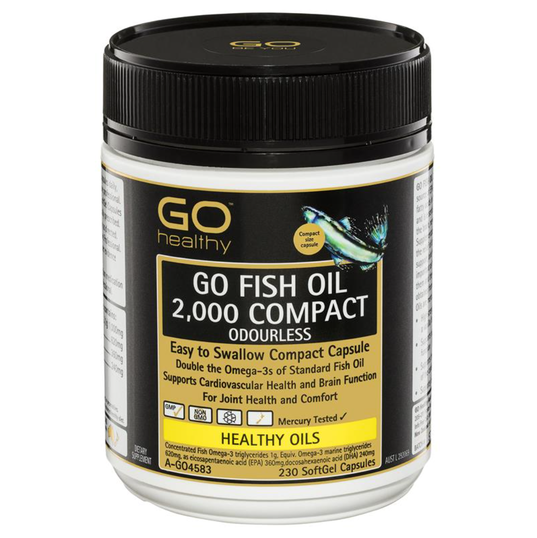 GO Healthy 無腥魚油2000 230粒軟膠囊