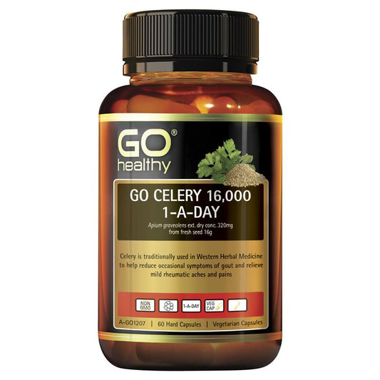 GO Healthy 高濃度芹菜籽膠囊16000mg60粒