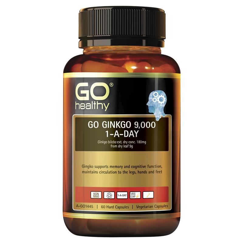 GO Healthy 銀杏精華9000mg60粒