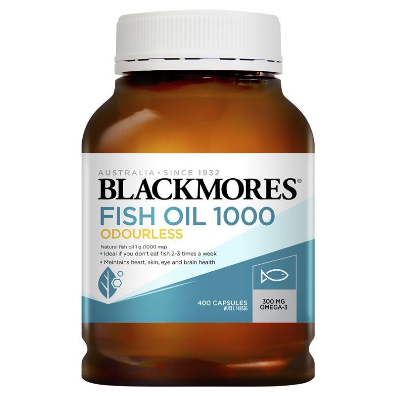 Blackmores無腥味魚油400粒