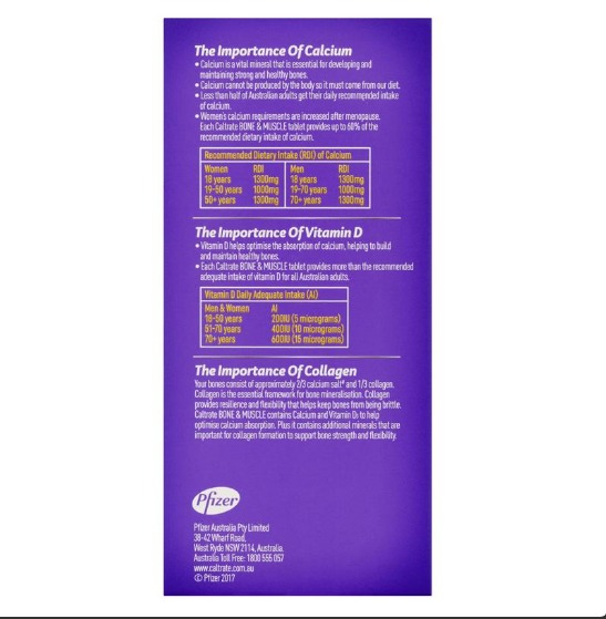 Caltrate 挺立鈣強力片100粒